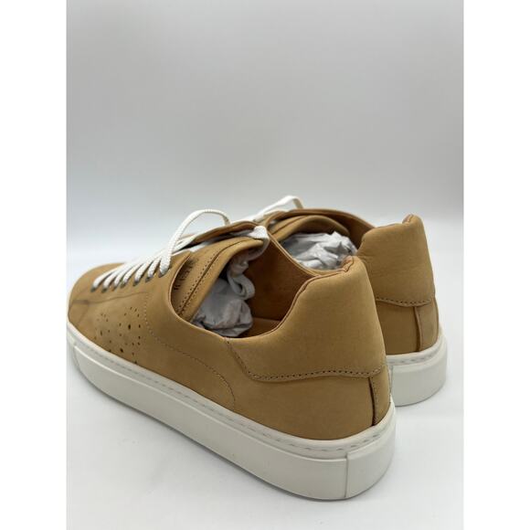 Bugatchi Solid Nubuck Leather Sneaker In Maple Size 10 NIB main image 14
